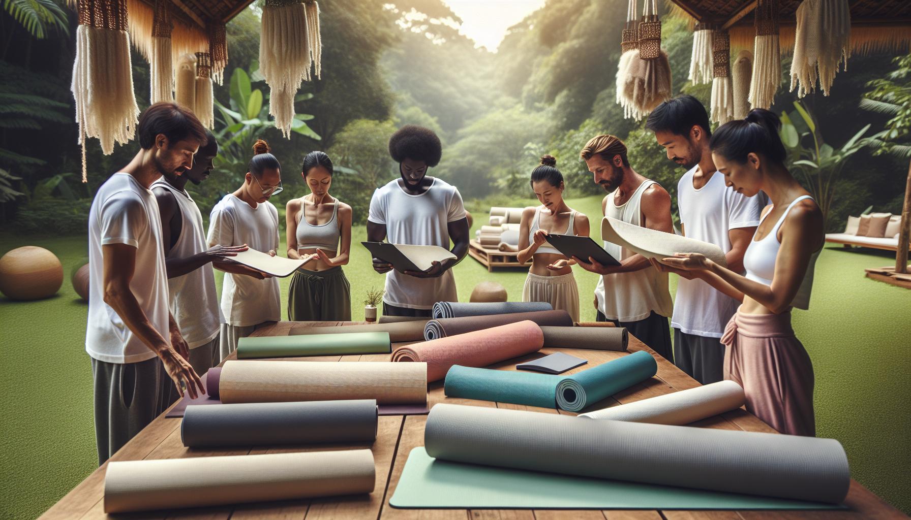 Choosing the Right Yoga Mat for Your Retreat